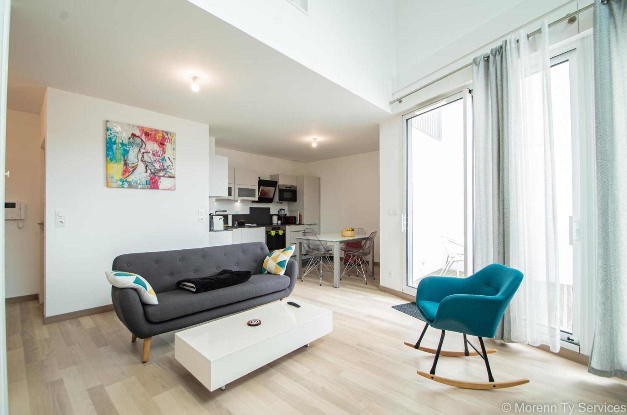 Triplex Terrasse Proche Metro - Ty Ar Mabilay Appartement Rennes Buitenkant foto