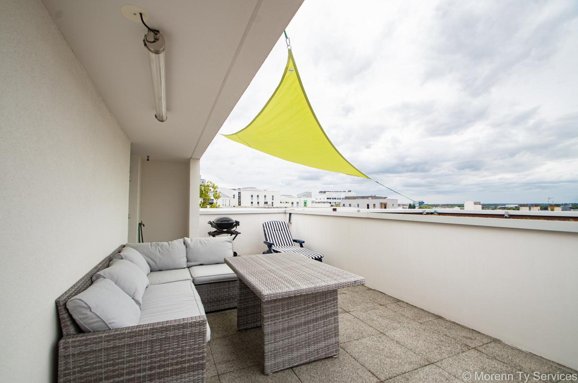 Triplex Terrasse Proche Metro - Ty Ar Mabilay Appartement Rennes Buitenkant foto