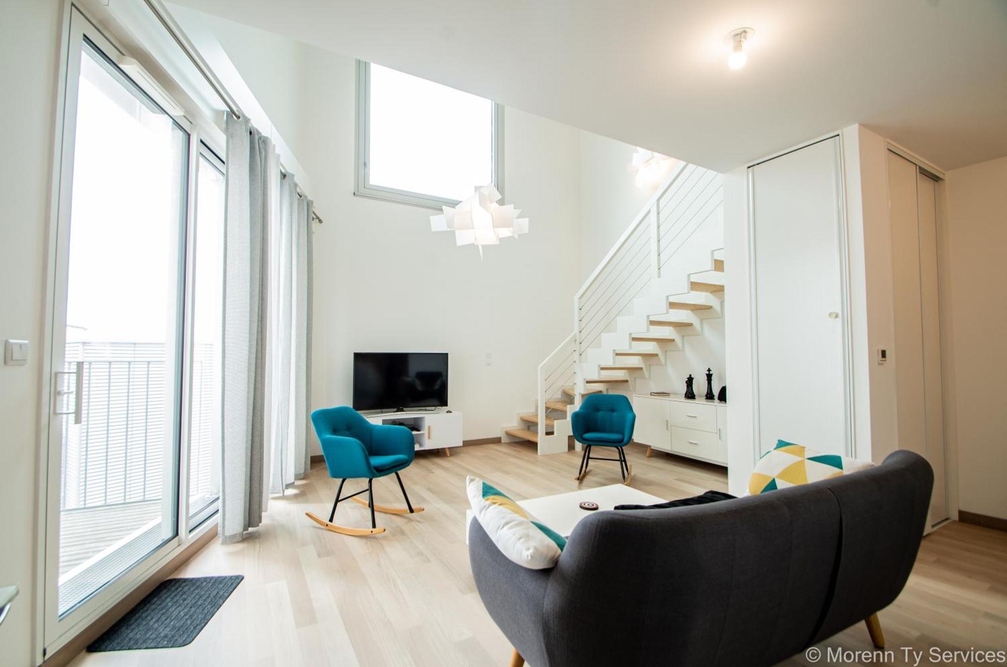 Triplex Terrasse Proche Metro - Ty Ar Mabilay Appartement Rennes Buitenkant foto