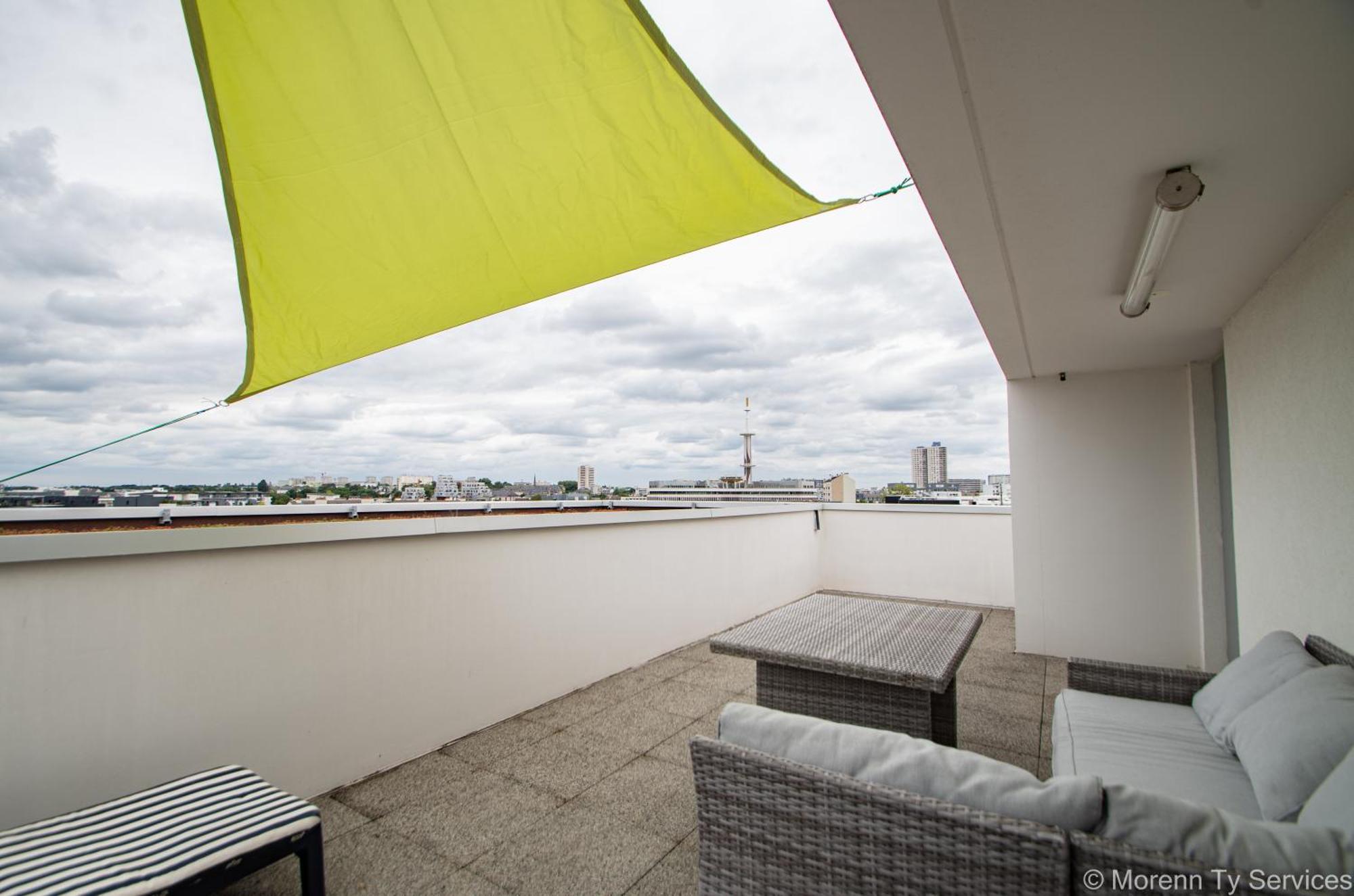Triplex Terrasse Proche Metro - Ty Ar Mabilay Appartement Rennes Buitenkant foto